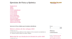 Desktop Screenshot of ejercicios-fyq.com