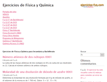 Tablet Screenshot of ejercicios-fyq.com